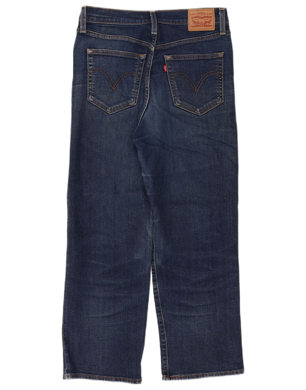 Levi's Damen Ribcage High Waist Straight Jeans W29 L26 Blau