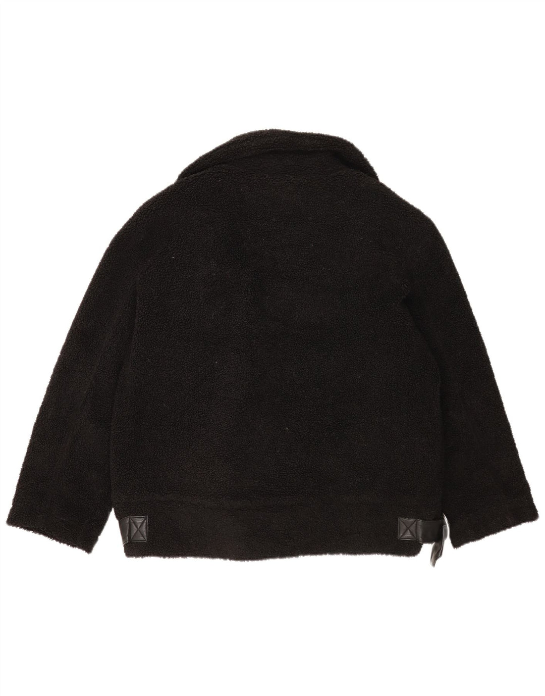 Topshop Damen-Fleecejacke in Übergröße, UK 14, Mittelschwarz, Polyester
