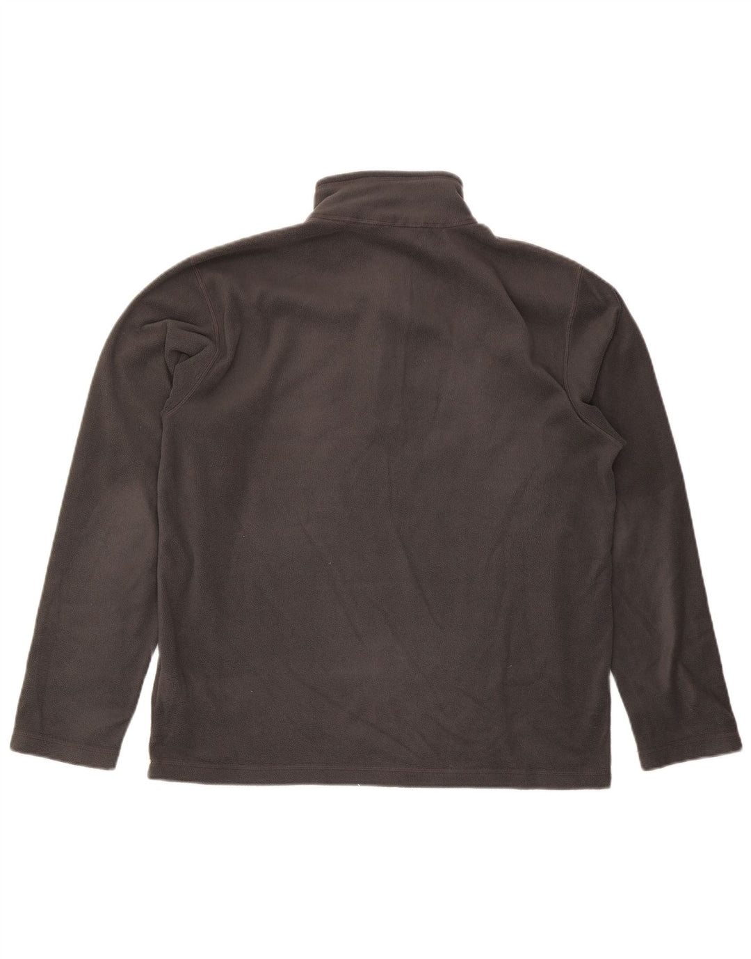 The North Face Herren-Fleecepullover mit Reißverschluss am Hals, großes graues Polyester