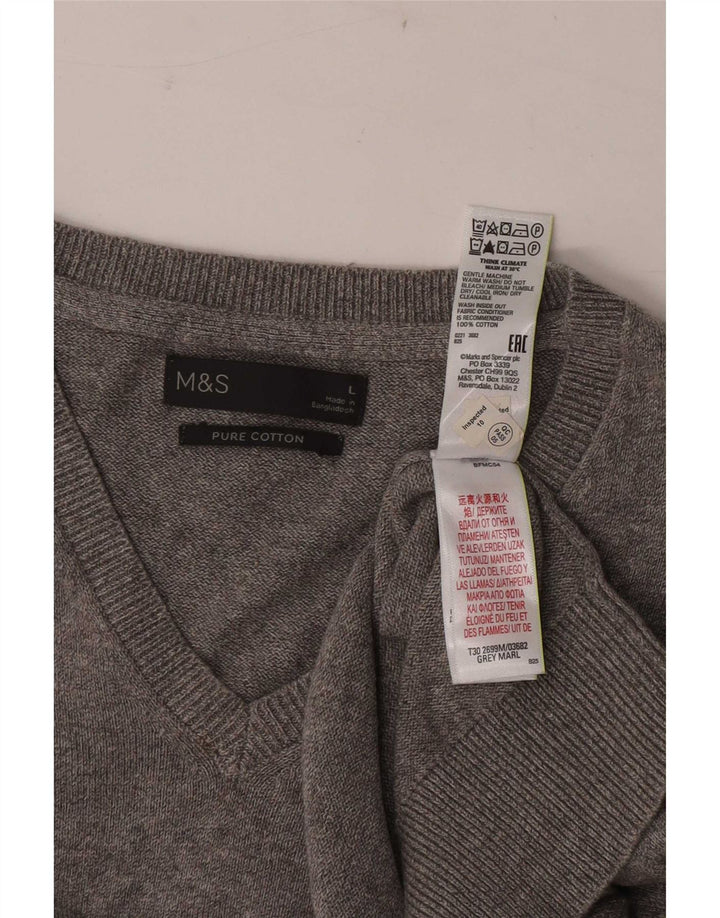 Marks & Spencer Herren-Tanktop aus grauer Baumwolle