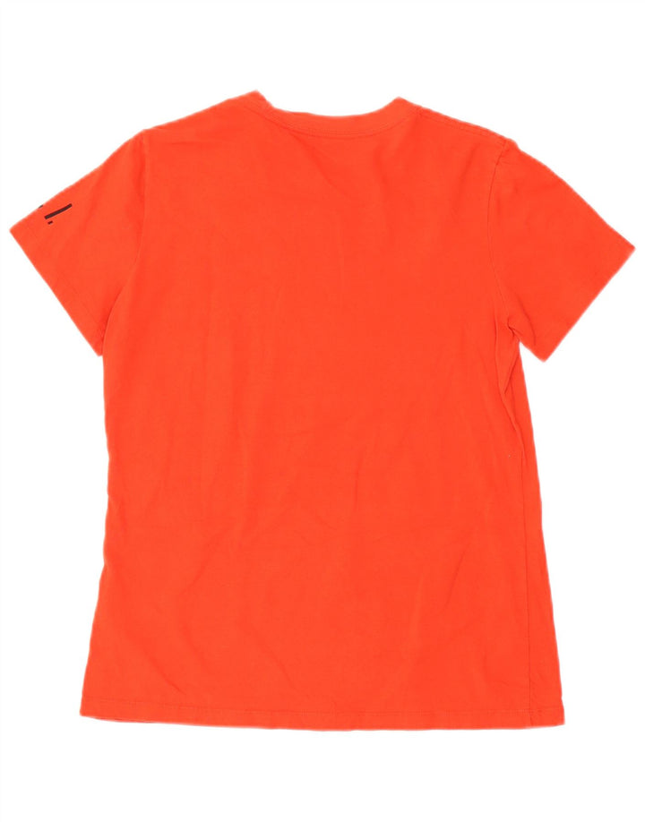 Nike Herren-T-Shirt mit Grafik, Größe S, Orange, Baumwolle