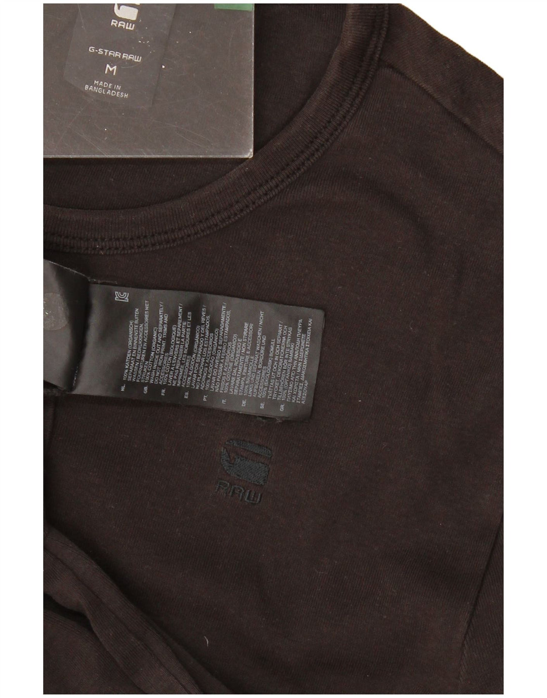 G-STAR Herren T-Shirt Top Mittelschwarze Baumwolle