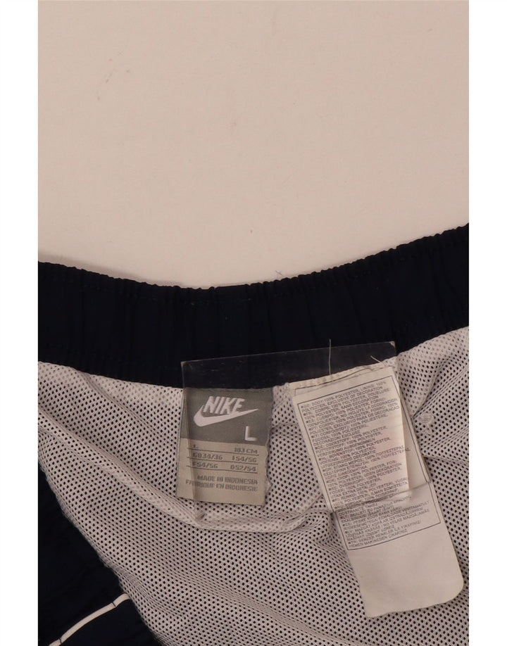 Nike Herren-Sportshorts, groß, marineblaues Polyester