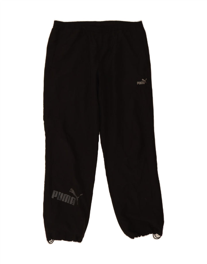 PUMA Mens Graphic Tracksuit Trousers Large Black Vintage Puma and Second-Hand Puma from Messina Hembry 