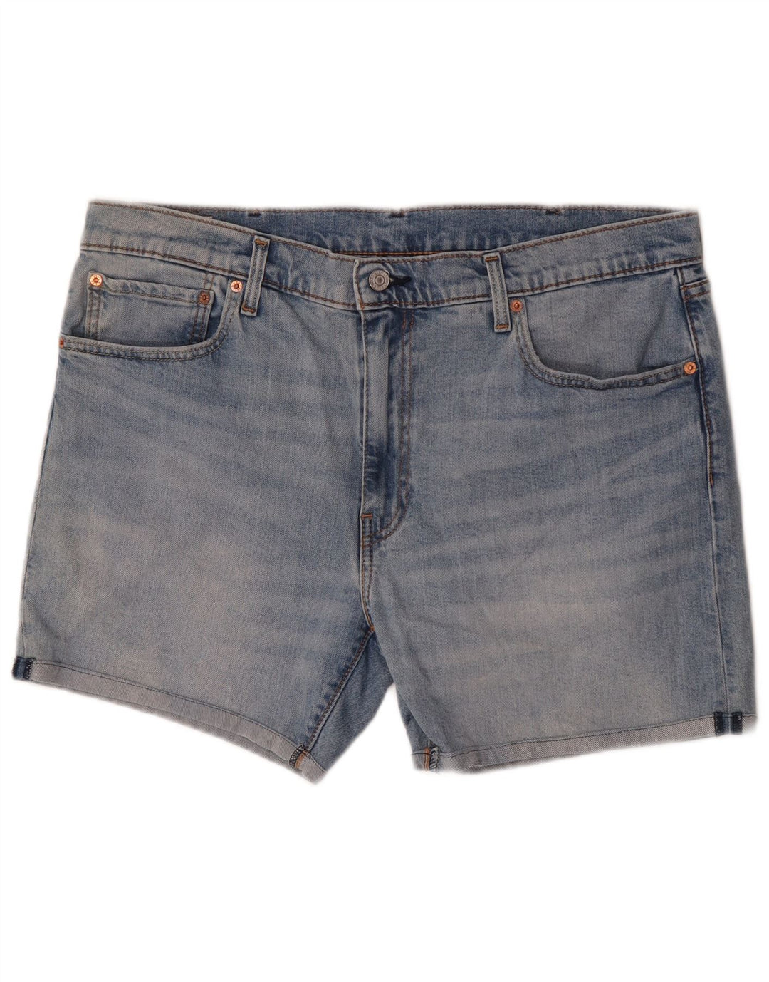 Levi's Herren 412 Denim Shorts W38 XL Blaue Baumwolle