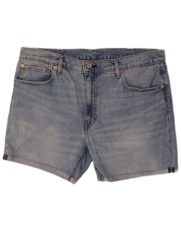 Levi's Herren 412 Denim Shorts W38 XL Blaue Baumwolle