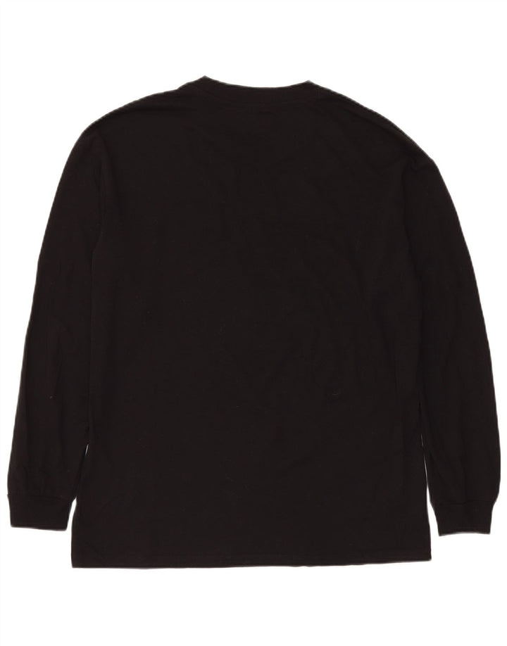 JACK & JONES Herren-Top, langärmelig, Größe S, Schwarz, Baumwolle
