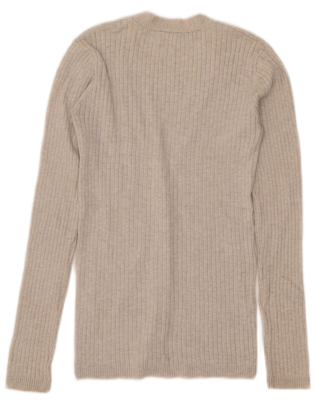 Zara Damen-Cardigan-Pullover UK 8 Small Beige