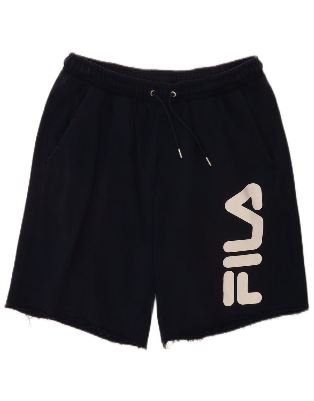 Fila Herren Grafik-Sportshorts aus mittlerer marineblauer Baumwolle