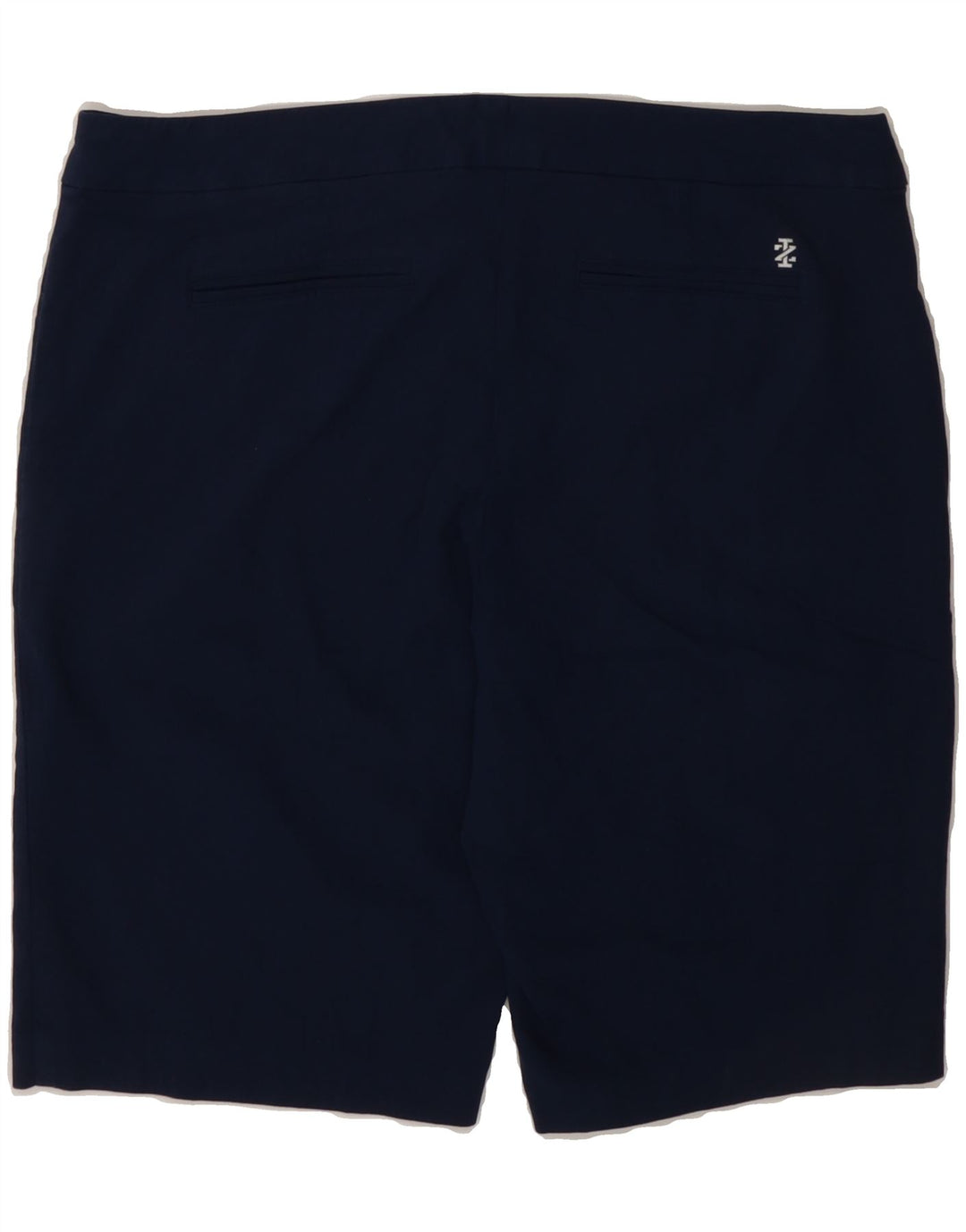 IZOD Womens Chino Shorts US 14 XL W36  Navy Blue Rayon Vintage Izod and Second-Hand Izod from Messina Hembry 