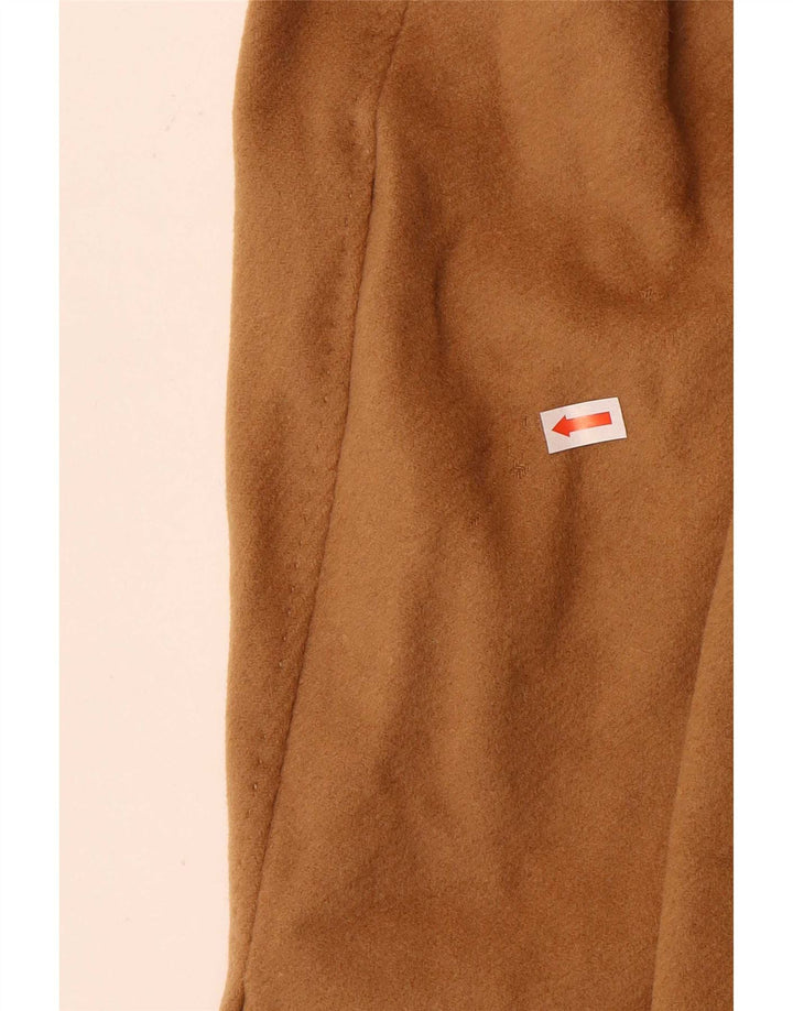 Massimo Dutti Herren-Mantel mit 3 Knöpfen, EU 48, mittelbeige Wolle