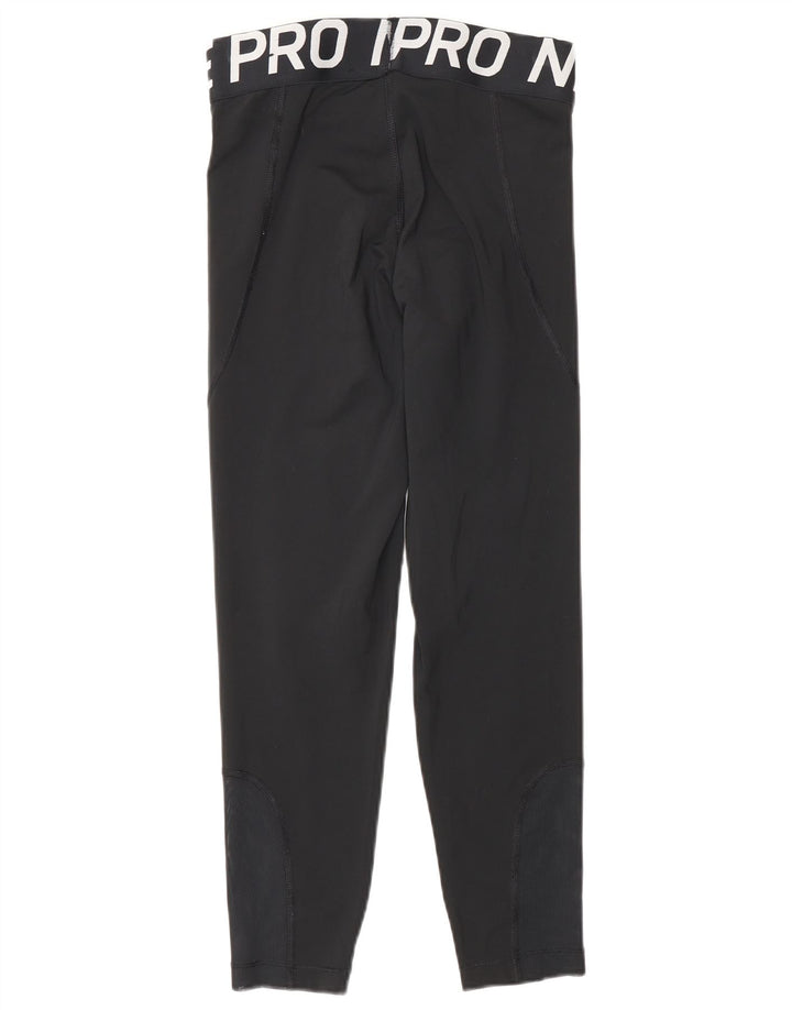 Nike Damen-Leggings mit Grafik, Größe S, Schwarz, Polyester, Sport