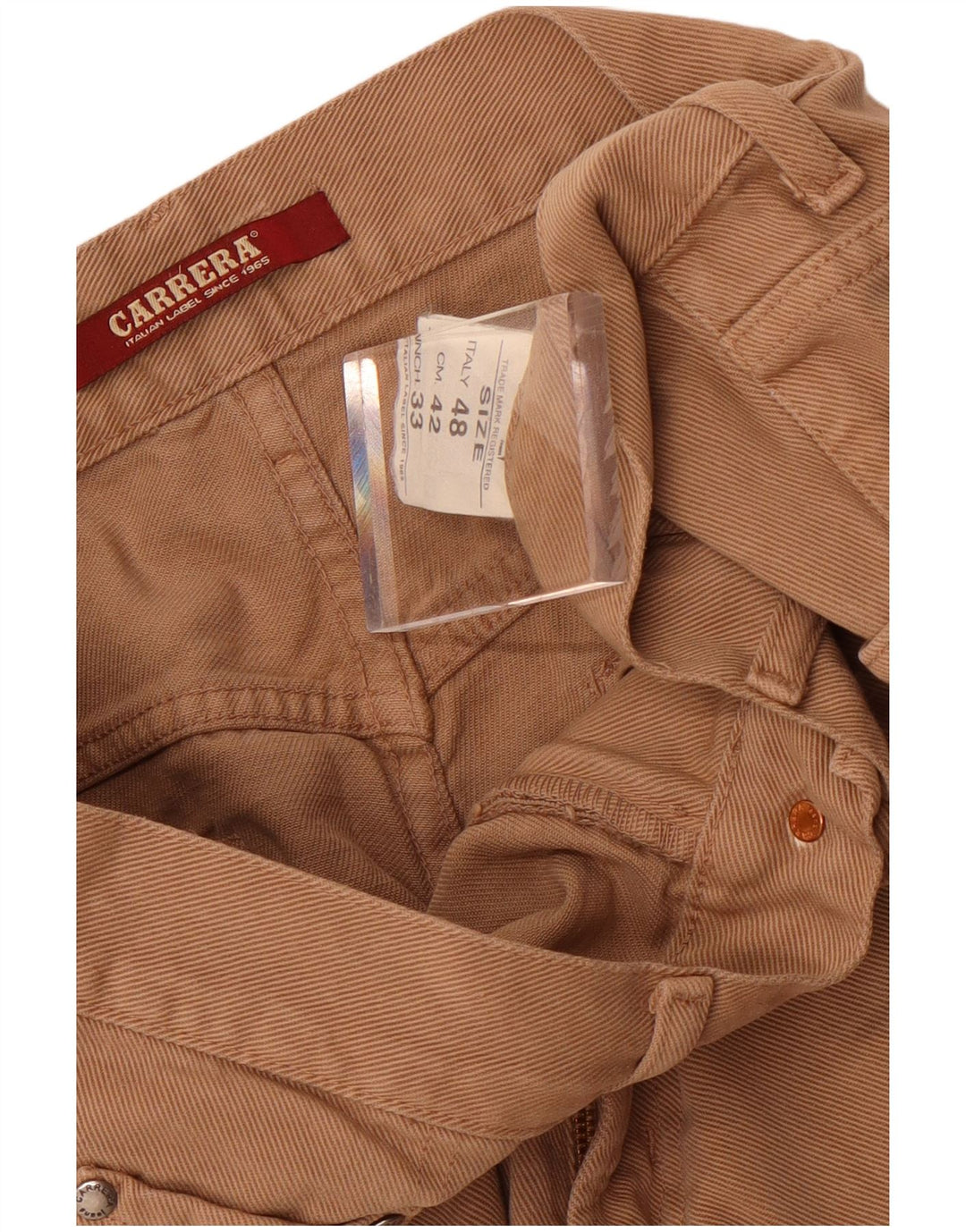 Carrera Herren 700 Straight Jeans W33 L28 Braune Baumwolle