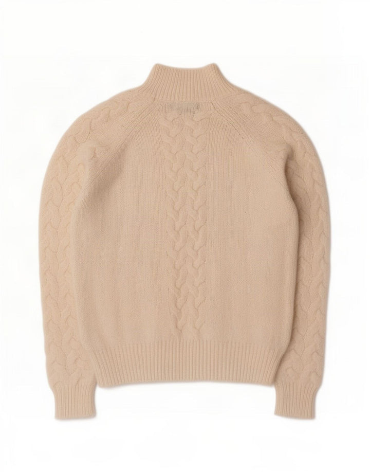 Marks & Spencer Rollkragenpullover für Damen, Gr. 14, Mittelbeige