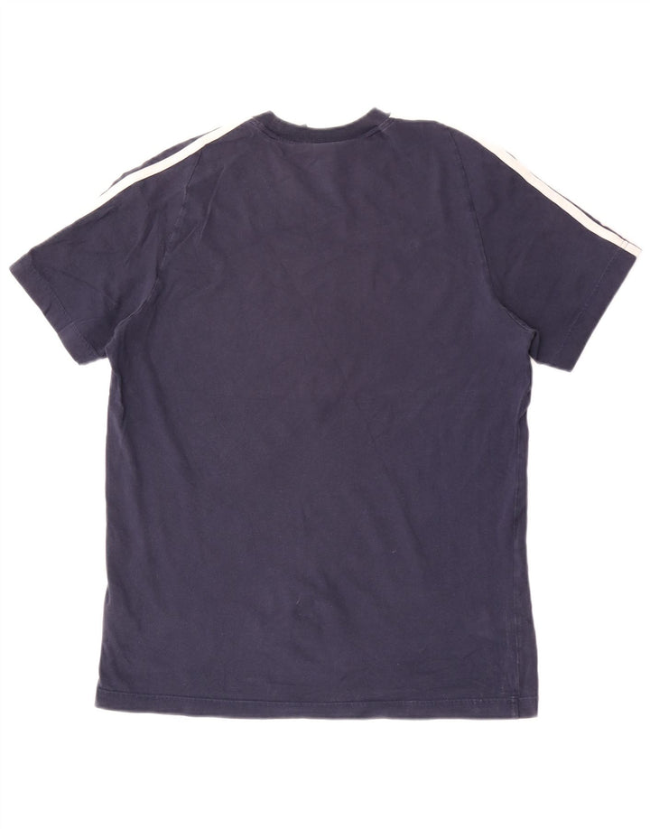 Adidas Herren T-Shirt Top Medium Marineblau Baumwolle