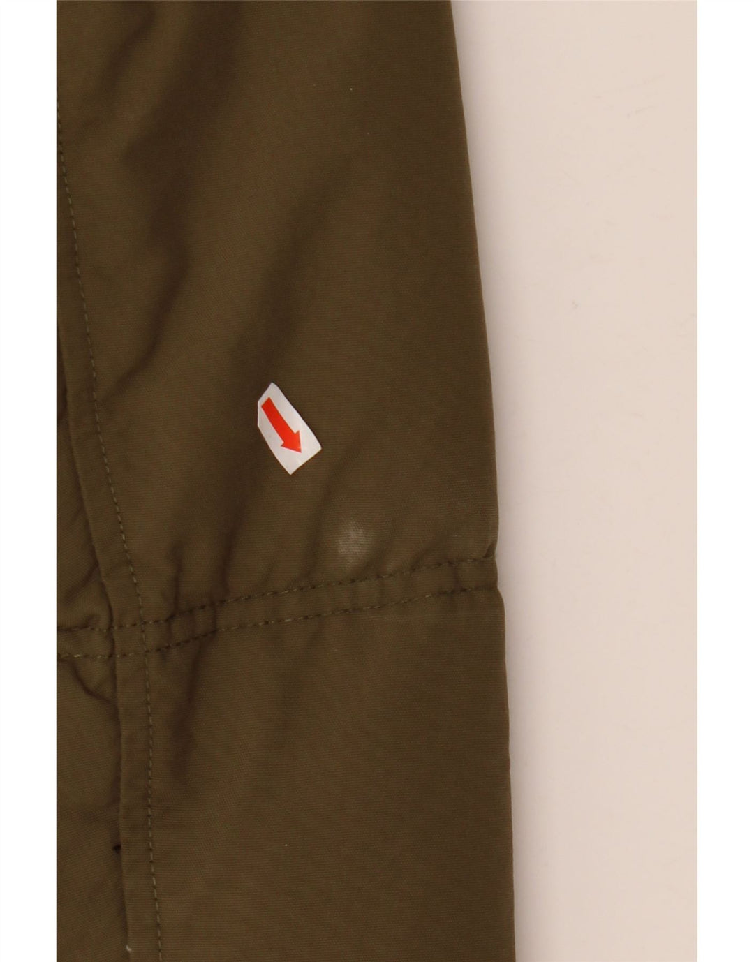 JOHN ASHFIELD Gefütterter Herrenmantel mit Kapuze, UK 36, Small, Khaki, Nylon