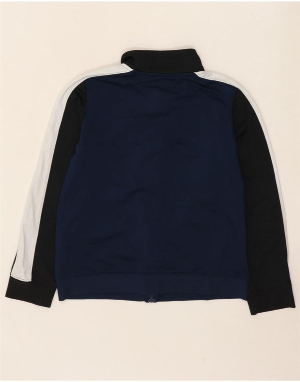 Under Armour Jungen-Trainingsanzug-Top-Jacke, 13–14 Jahre, XL, Marineblau, Farbblock