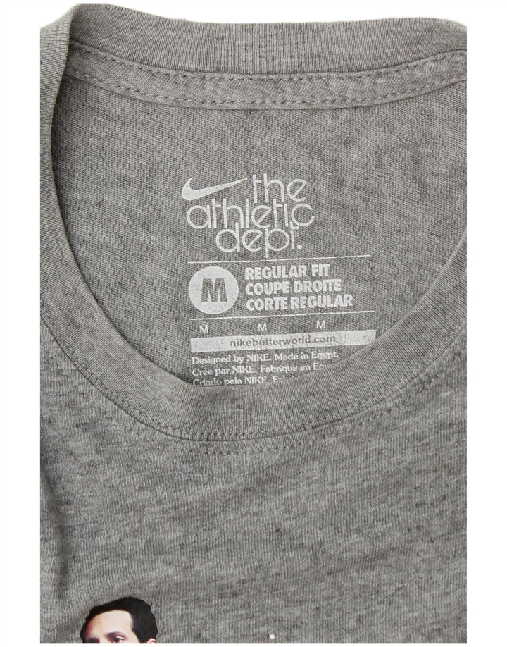 NIKE Herren-T-Shirt mit normaler Passform, mittelgrau
