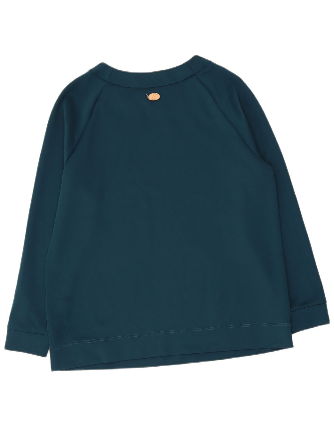 GATTINONI Damen Grafik-Sweatshirt-Pullover UK 14 Large Blau Polyester