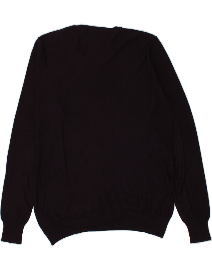 LIU JO Mens Crew Neck Jumper Sweater XL Maroon Cotton Vintage Liu Jo and Second-Hand Liu Jo from Messina Hembry 