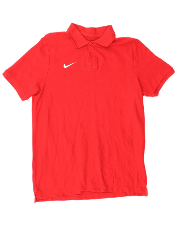 NIKE Jungen-Poloshirt, 13–14 Jahre, XL, rote Baumwolle