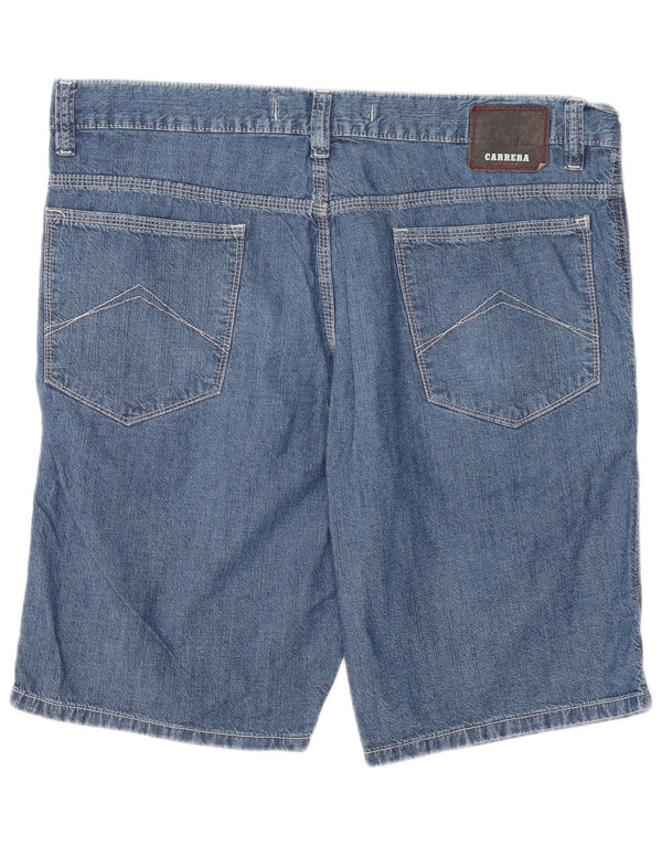 CARRERA Herren Jeansshorts IT 52 XL W36 Blaue Baumwolle