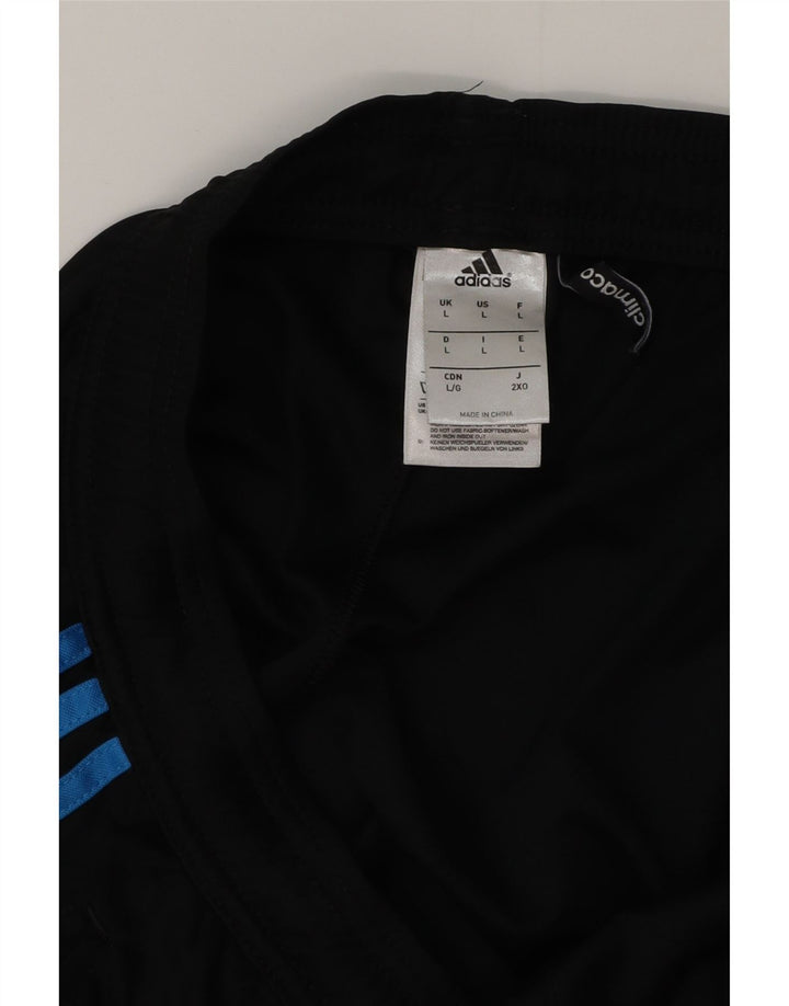 Adidas Herren Climacool Sportshorts, groß, schwarzes Farbblock-Polyester