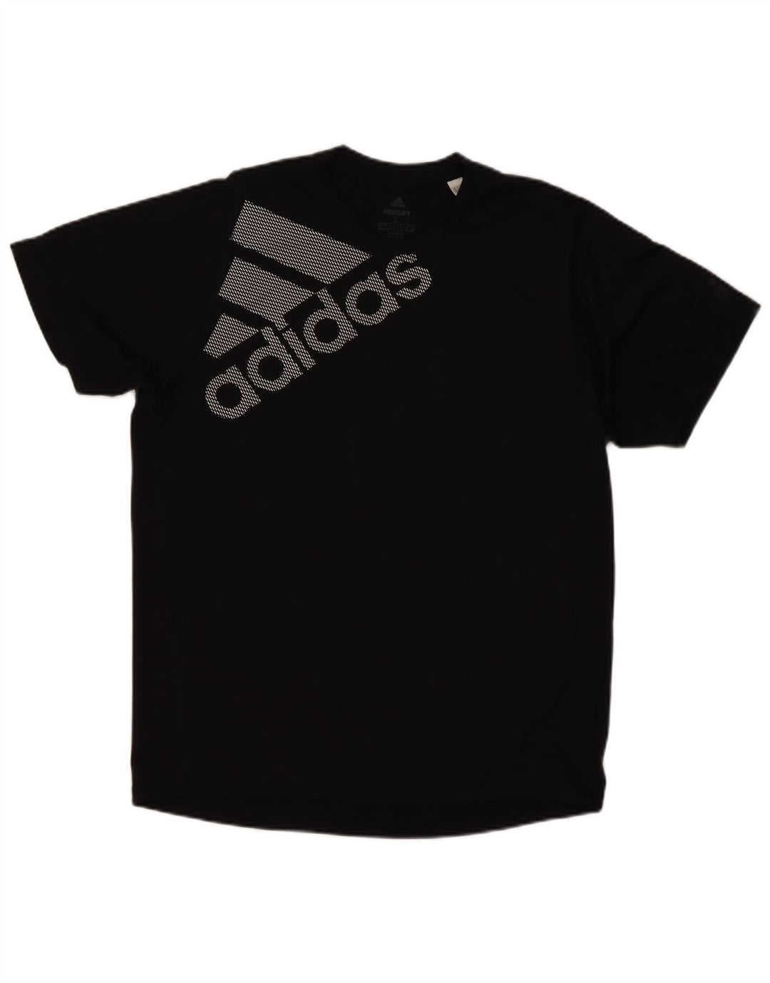 ADIDAS Herren Climalite Graphic T-Shirt Top Large Schwarz Polyester