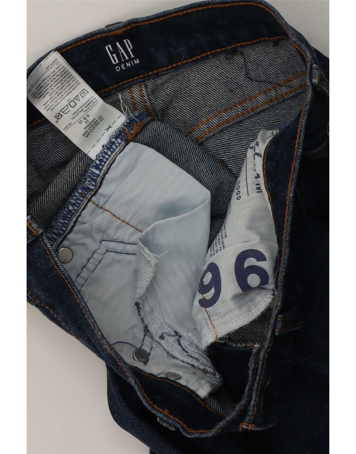 Gap Slim-Jeans für Damen, W25, L29, marineblau, Baumwolle