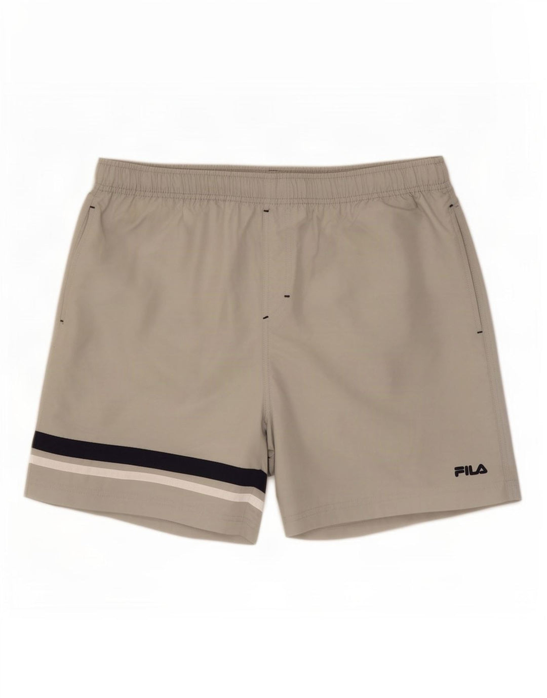 Fila Herren Badeshorts XL Grau Colourblock Polyester