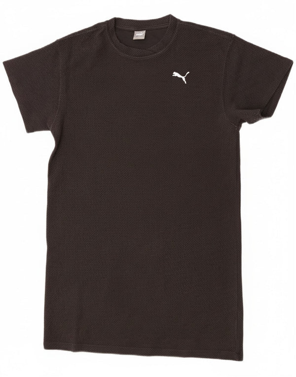 Puma Damen Übergroßes T-Shirt-Kleid UK 10 Small Schwarz