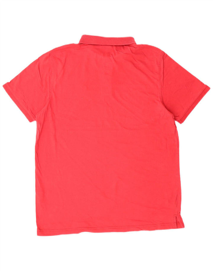 LOTTO Herren-Poloshirt, groß, rote Baumwolle