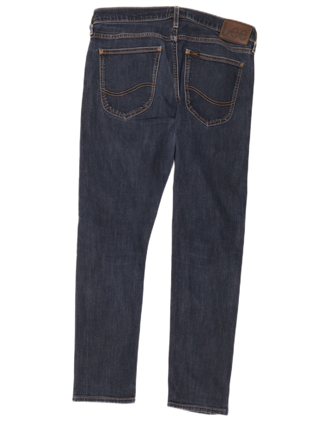 Lee Herren Luke Slim Jeans W32 L32 Marineblau Baumwolle