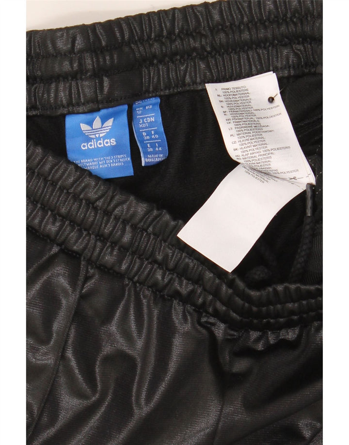 Adidas Damen Trainingshose UK 12 Medium Schwarz Polyester