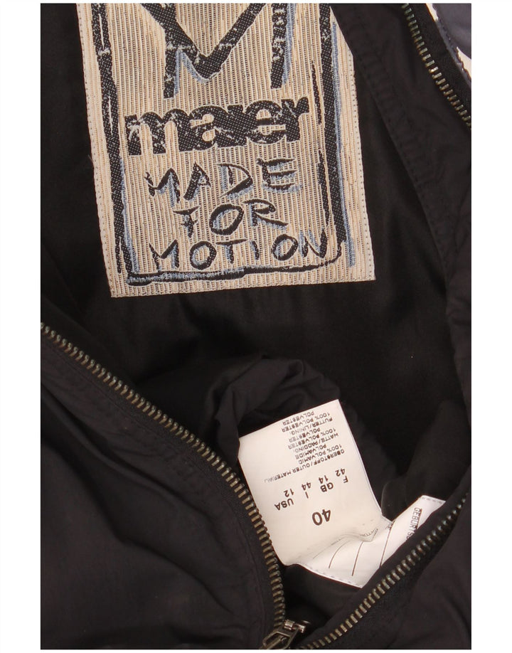 MAIER Damen Übergroße Windjacke UK 14 Large Black Floral