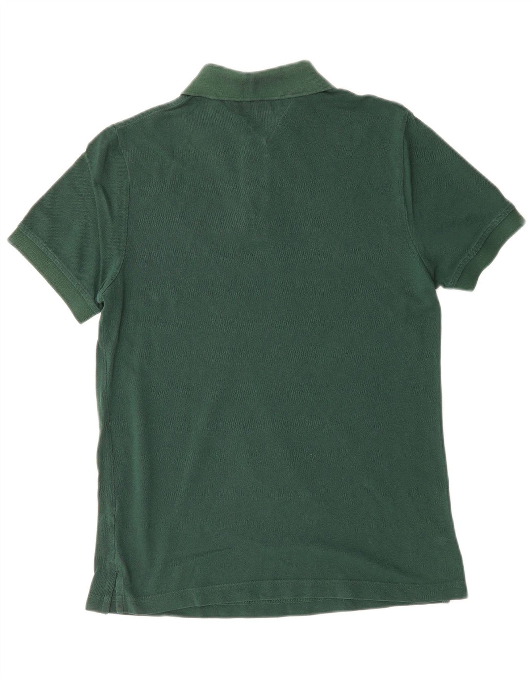 Tommy Hilfiger Herren-Poloshirt aus mittelgrüner Baumwolle