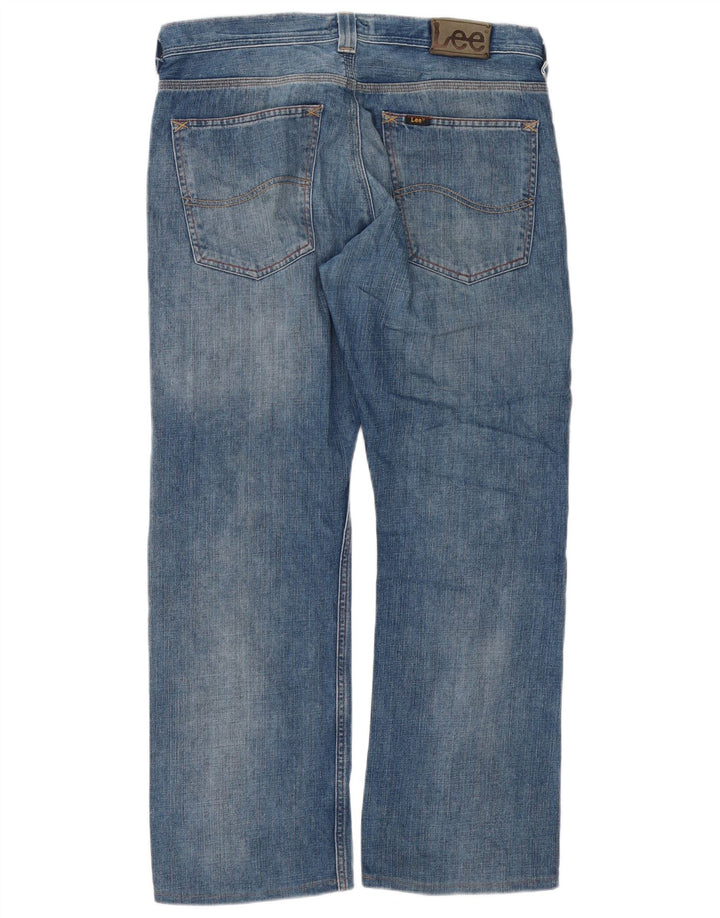 LEE Herren Kent Loose Jeans W32 L32 Blaue Baumwolle
