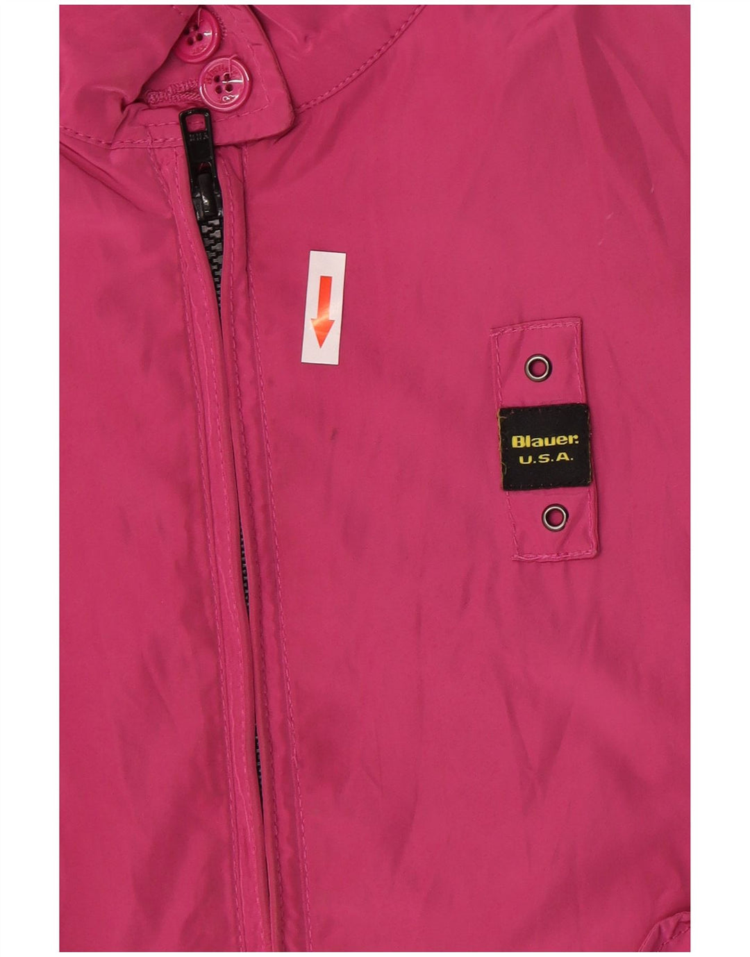 Blauer Bomberjacke für Mädchen, 11–12 Jahre, rosa, Polyester