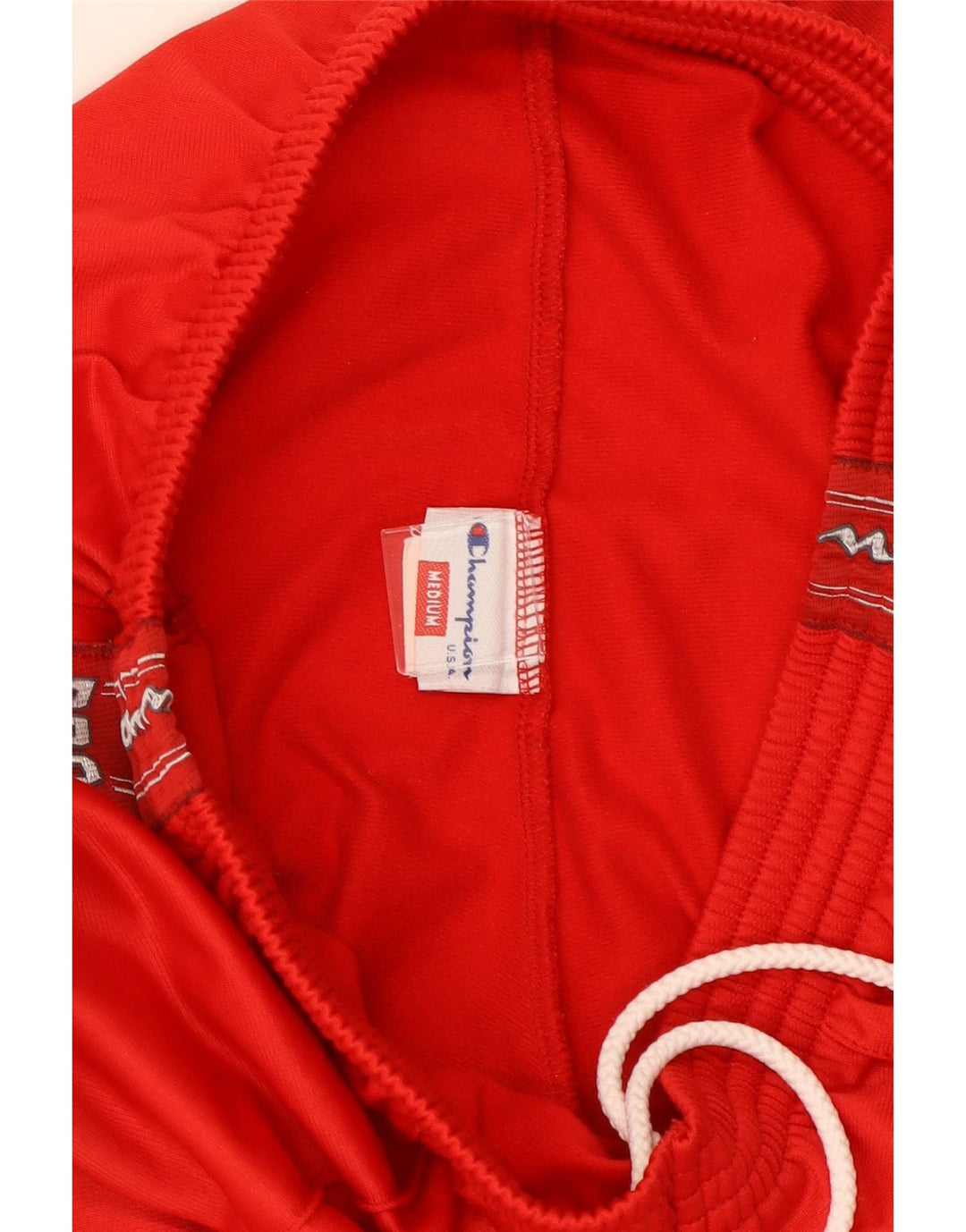 Champion Herren-Trainingshose mit Grafik, mittelrotes Polyester