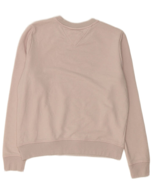 Tommy Hilfiger Damen-Sweatshirt mit Grafik, übergroß, Gr. 10, Rosa