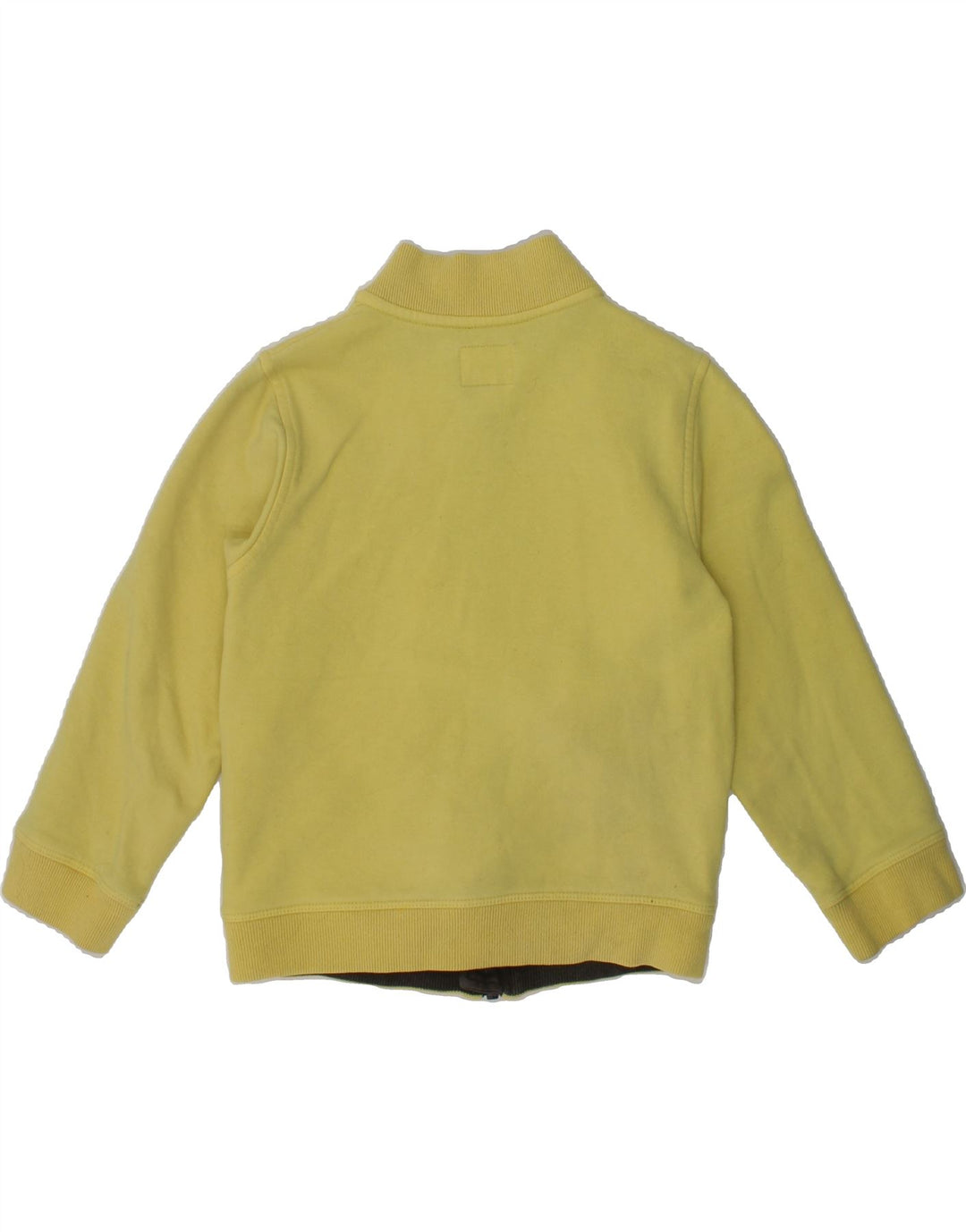 ARMANI JUNIOR Boys Graphic Tracksuit Top Jacket 3-4 Years Yellow Cotton | Vintage Armani Junior | Thrift | Second-Hand Armani Junior | Used Clothing | Messina Hembry 