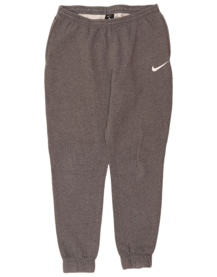 Nike Herren-Trainingshose, Jogginghose, groß, graue Baumwolle