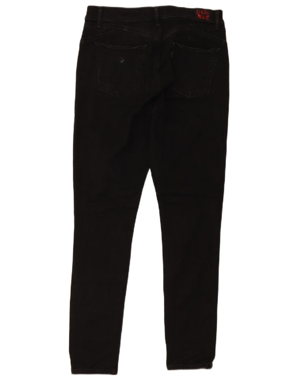 Levi's Damen High Rise Skinny Jeans W32 L30 Schwarze Baumwolle