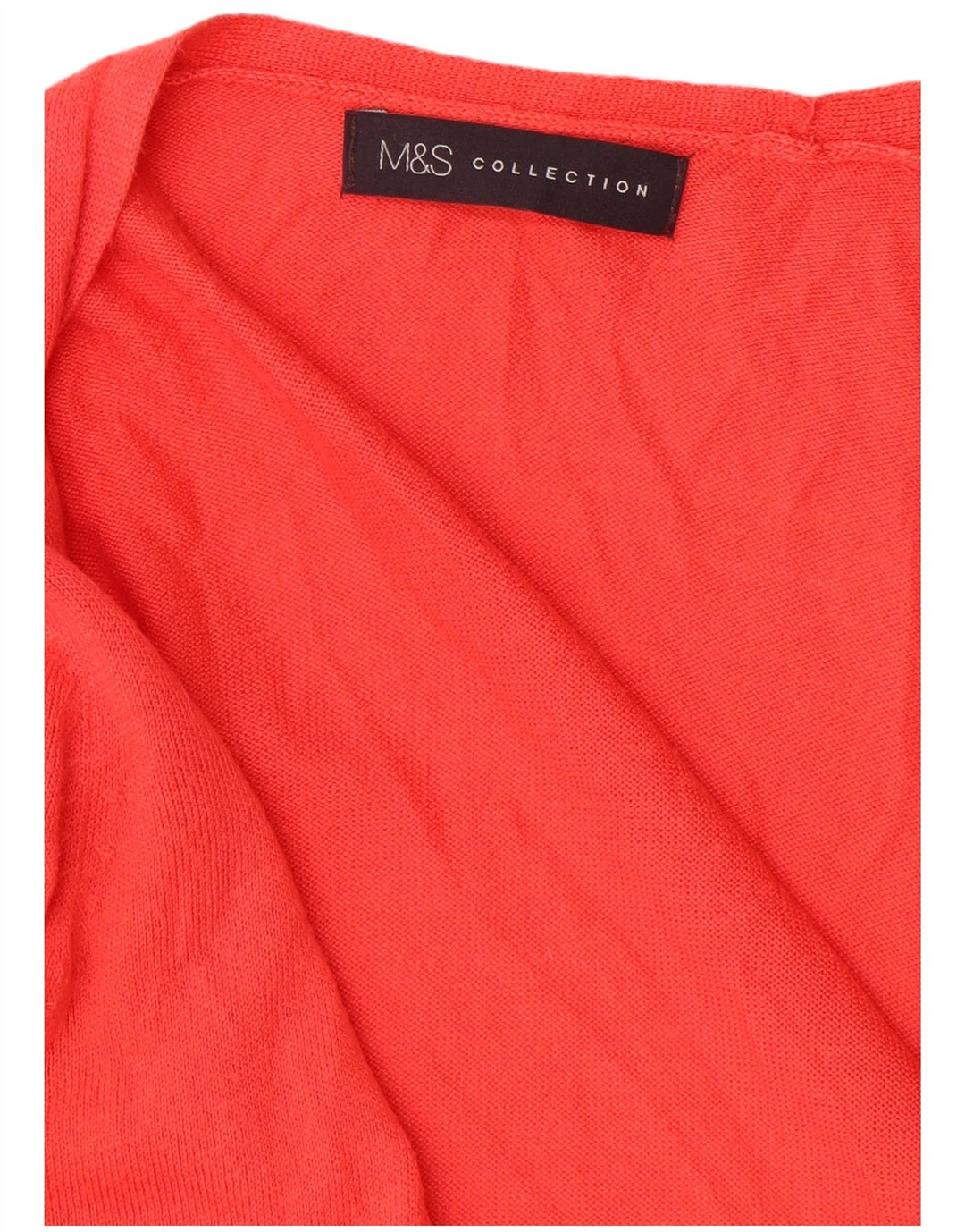 Marks & Spencer Offener Damen-Cardigan-Pullover UK 12 Mittelrot