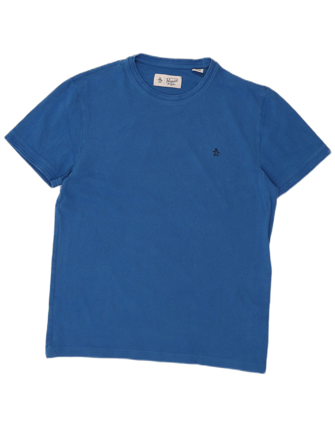 Penguin Herren T-Shirt Top XL Blau Baumwolle