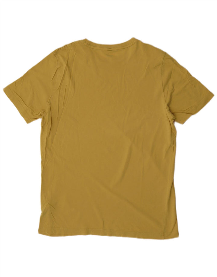 Puma Herren T-Shirt Top mittelgelbe Baumwolle