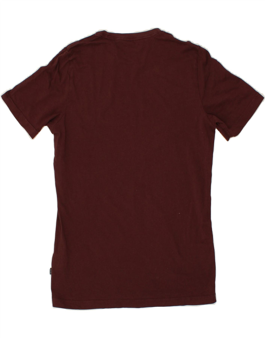 PUMA Mens T-Shirt Top Small Burgundy Cotton Vintage Puma and Second-Hand Puma from Messina Hembry 