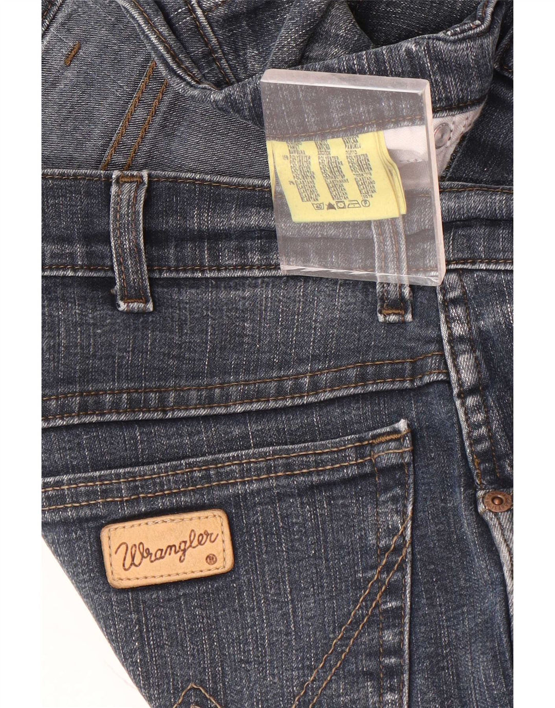 Wrangler Herren Texas Stretch Straight Jeans W34 L32 Blaue Baumwolle