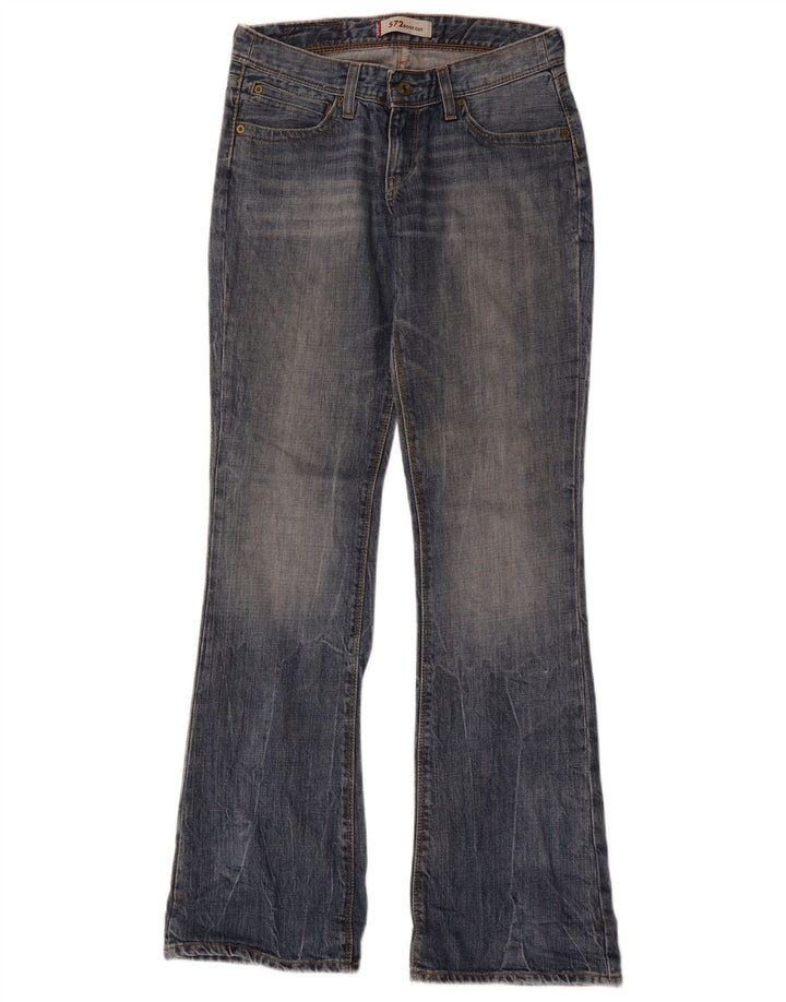 Levi's Damen 572 Bootcut Jeans W28 L34 Blaue Baumwolle