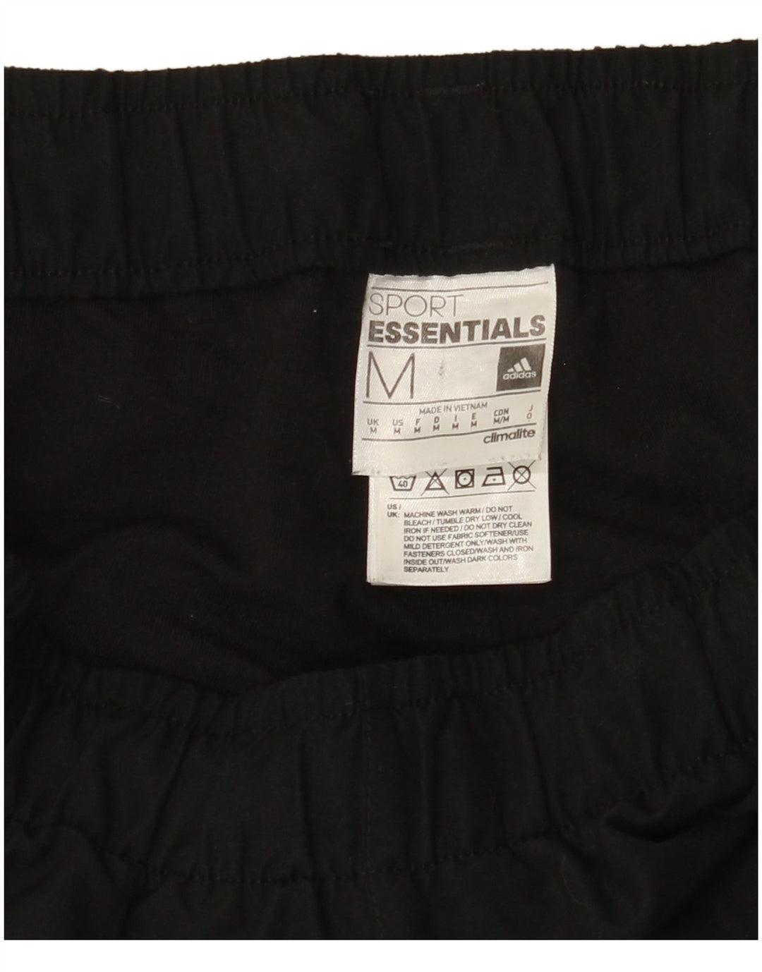 ADIDAS Herren Climalite Trainingshose Jogger Medium Schwarz Polyester